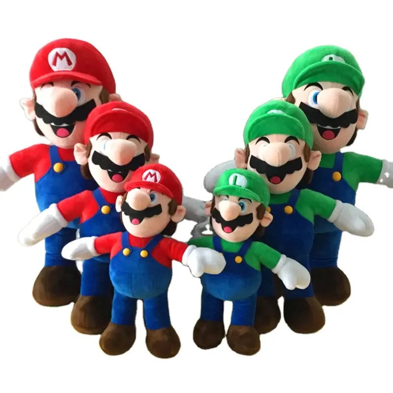 High Quality Cute Mario Plush Toys Super Soft Comfortable Mario Cartoon Plush Toys Super Mario Bro Plush Toys