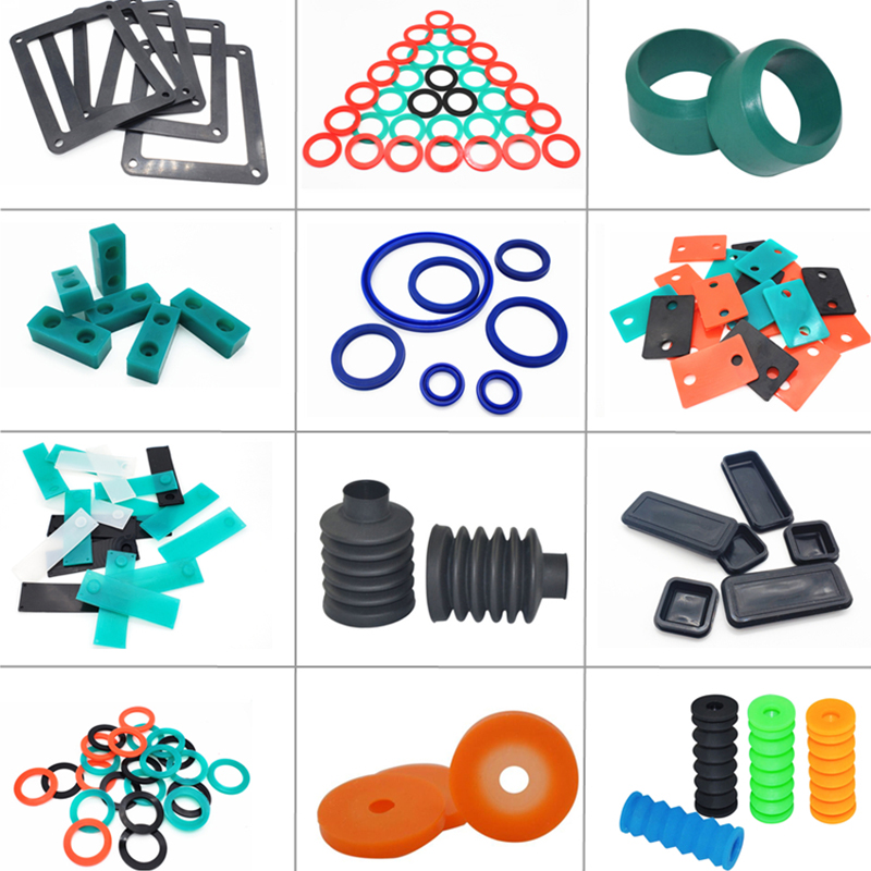 Rubber silicone material custom products are mainly used for sealing plugs with certain elasticity and shock absorption