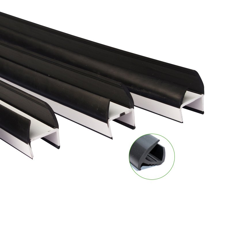 Container door sealing strip gasket soft PVC epdm rubber seal replacement H shape container gasket rubber