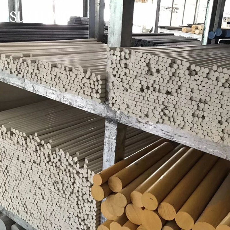 Plastic PPS Rod Manufacturer Black / Natural color PPS Rod Manufacturer 100mm Diameter PPS Rod Manufacturer