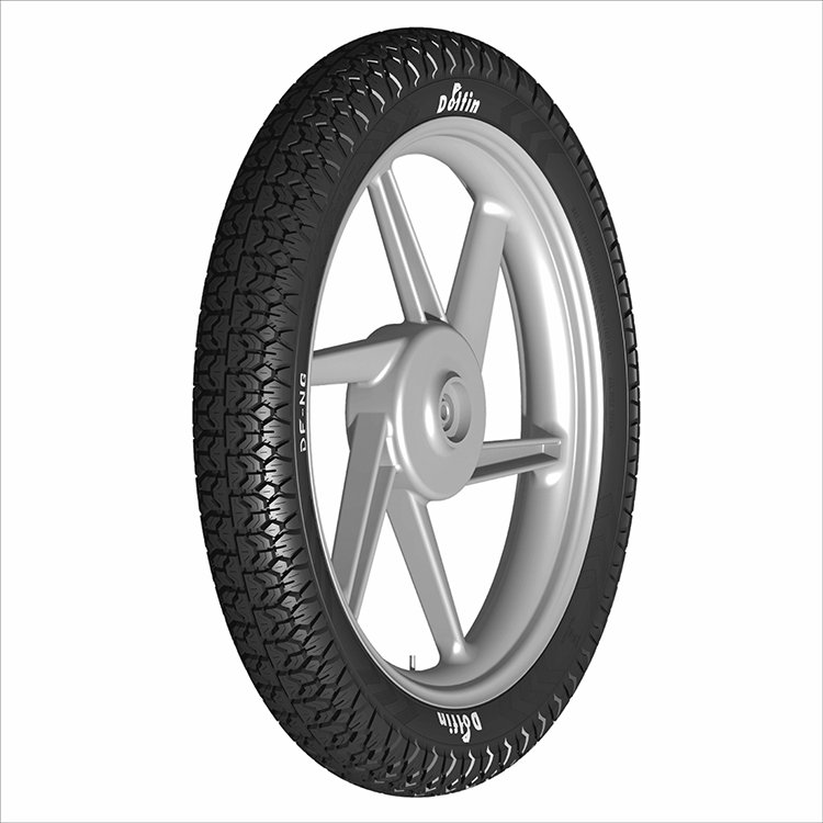 Premium Quality Made in India Dolfin Automotive Tube Less Motorbike Tyres/Tires 3.00-17 Rear at Low Price