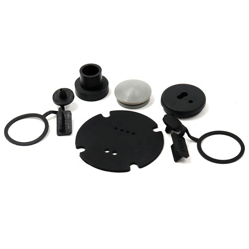 custom molded or extrusion silicone parts silicone rubber hole plug