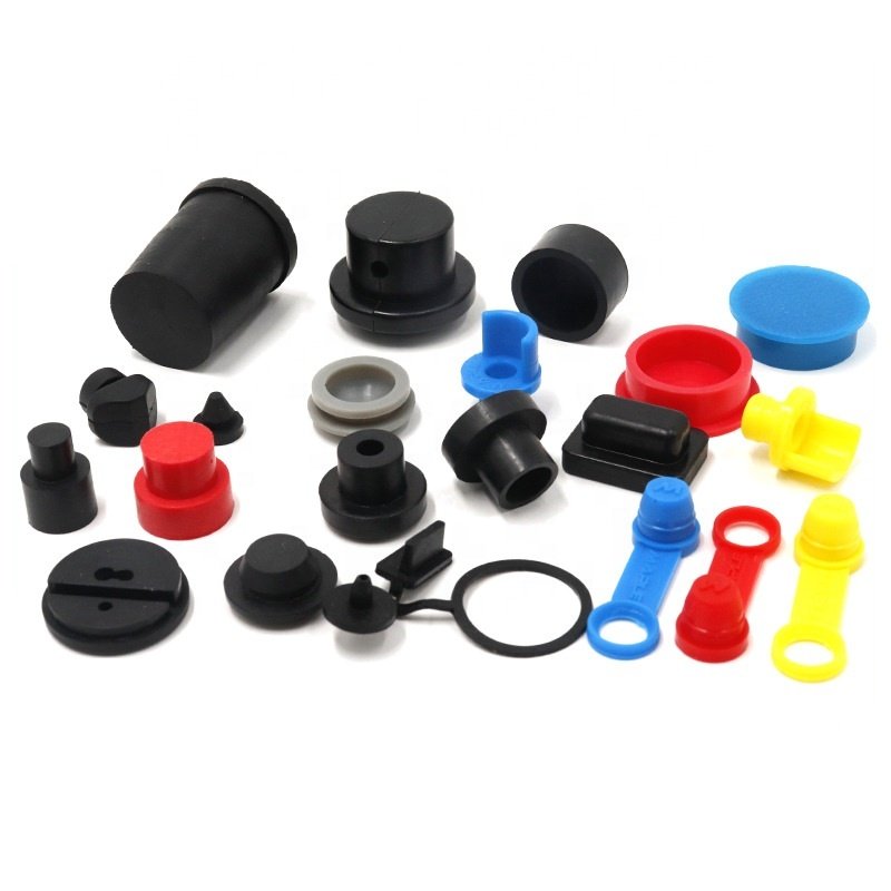 custom molded or extrusion silicone parts silicone rubber hole plug
