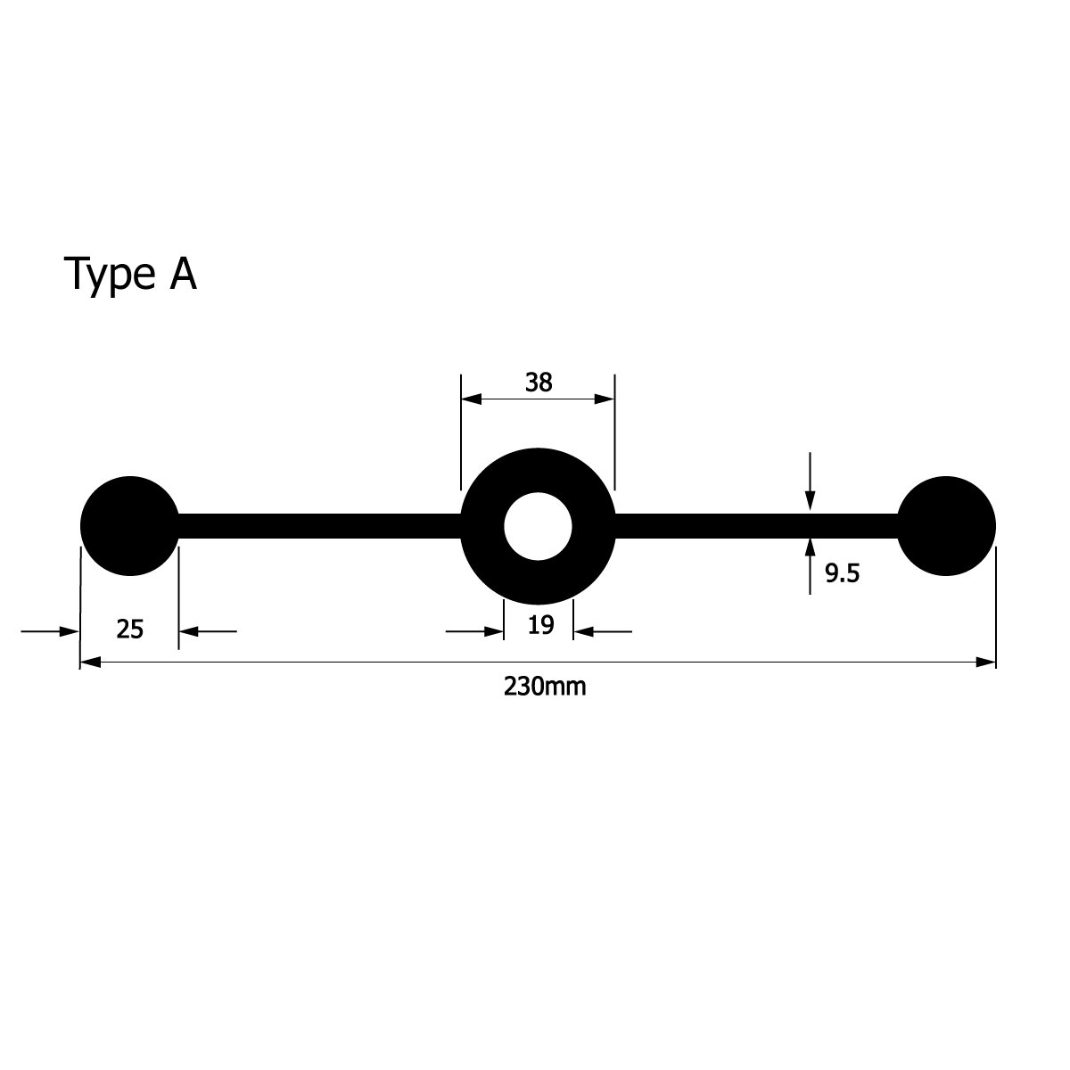 Malaysia Made High Quality 230mm Centrebulb Intersection Rubber Waterstop Factory Price Waterproof Membrane Product