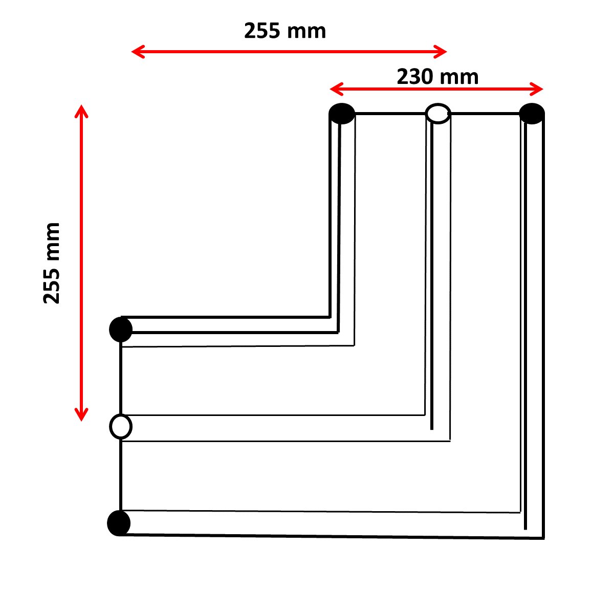 Malaysia Made High Quality 230mm Centrebulb Intersection Rubber Waterstop Factory Price Waterproof Membrane Product