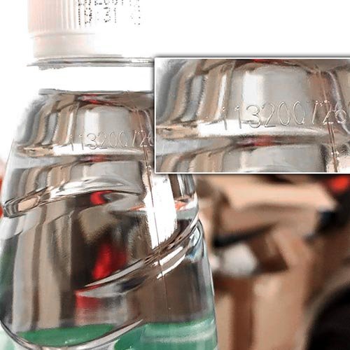 30w co2 galvo laser engraving machines for PET bottle marking date coding expiry date batch no. on production line