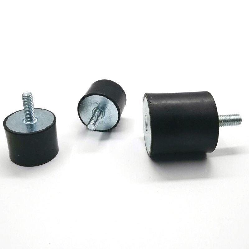 Rubber shock absorber fan motor equipment rubber shock pad double outer wire buffer screw rubber Vibration Absorber