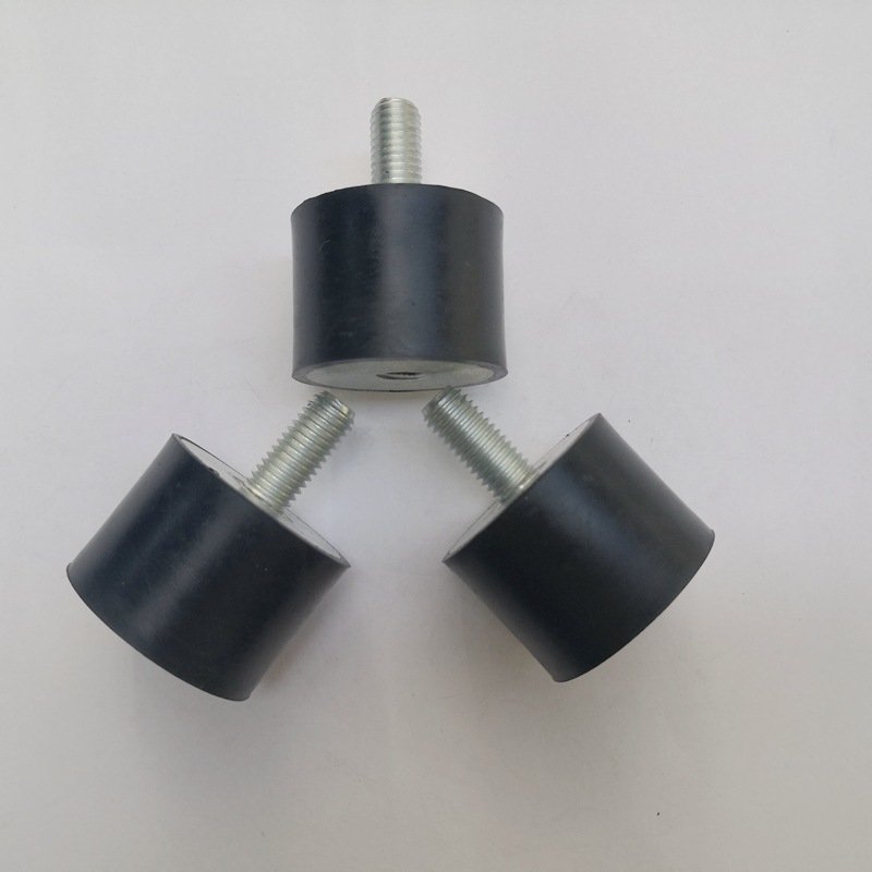 Rubber shock absorber fan motor equipment rubber shock pad double outer wire buffer screw rubber Vibration Absorber
