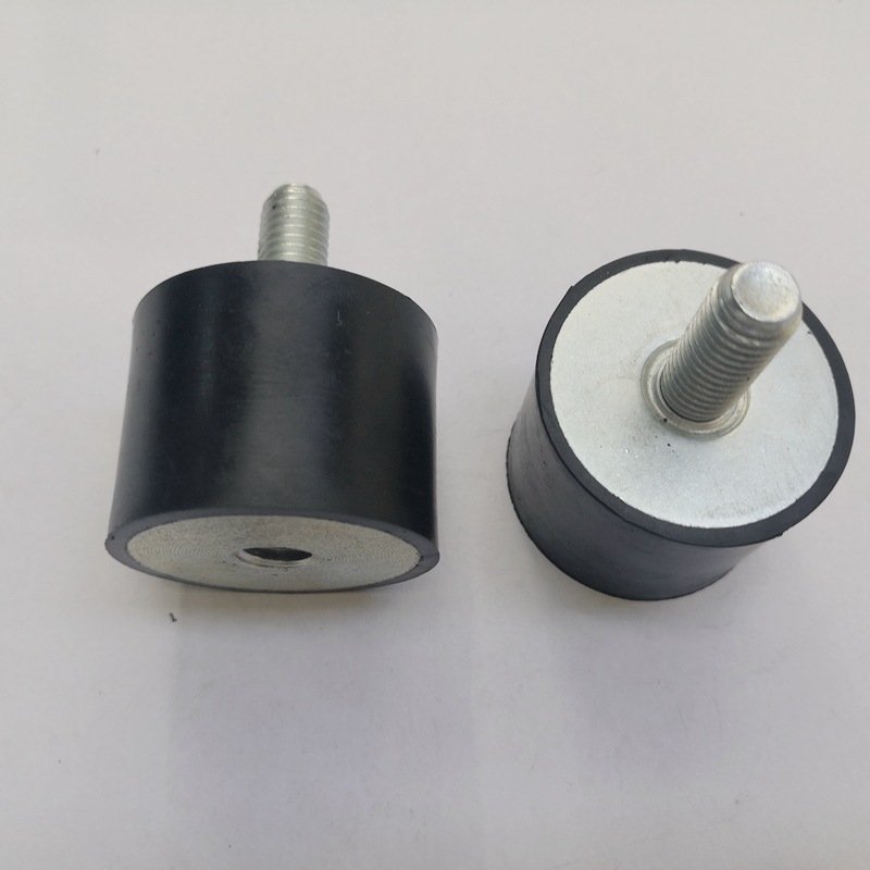 Rubber shock absorber fan motor equipment rubber shock pad double outer wire buffer screw rubber Vibration Absorber
