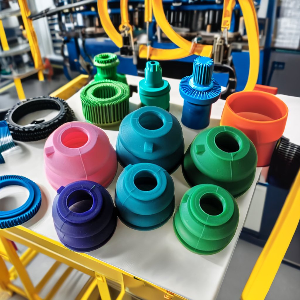 Custom Industrial Silicone Dust Cover for Aircondition Rubber with Moulding and Cutting Processing Services