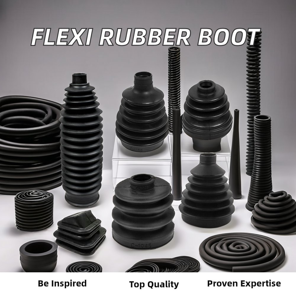 Custom Industrial Silicone Dust Cover for Aircondition Rubber with Moulding and Cutting Processing Services