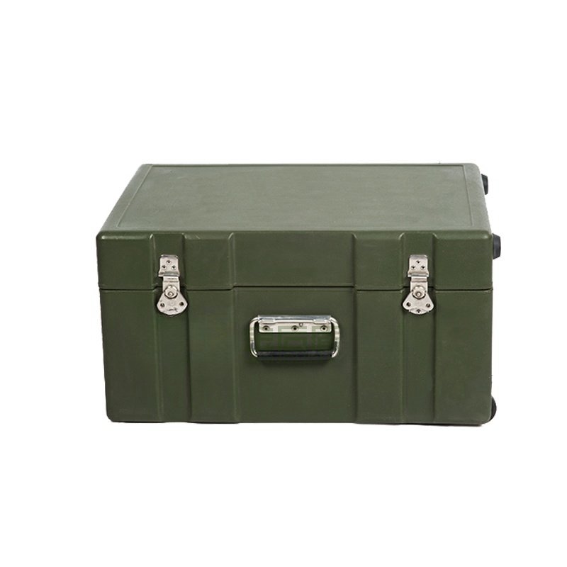 MG+ Outdoor First Aid Box Durable Rotoplastic Storage with Pull Rod Simple Design Command Operations Made Durable Plastic