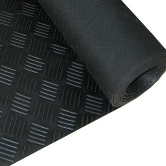 3mm thickness rubber sheet checkered pattern rubber sheet