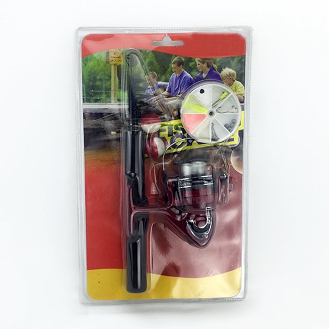 Children cartoon fishing rods Fishing combo set cheap fishing gears