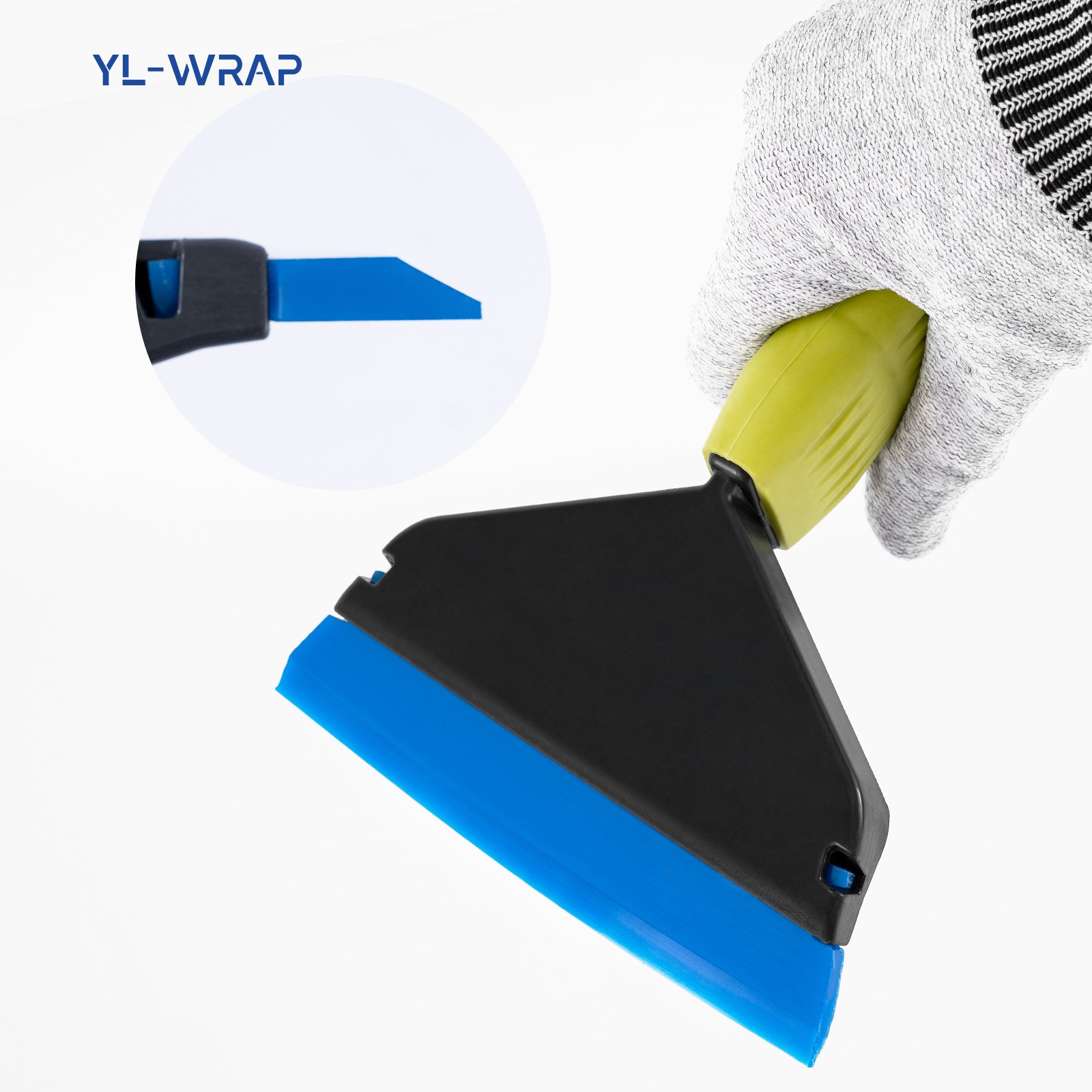 Automotive Vinyl Glass Handle Tint Auto Window Film Water Scraper Window Tint Cleaning Tool PPF Squeegee