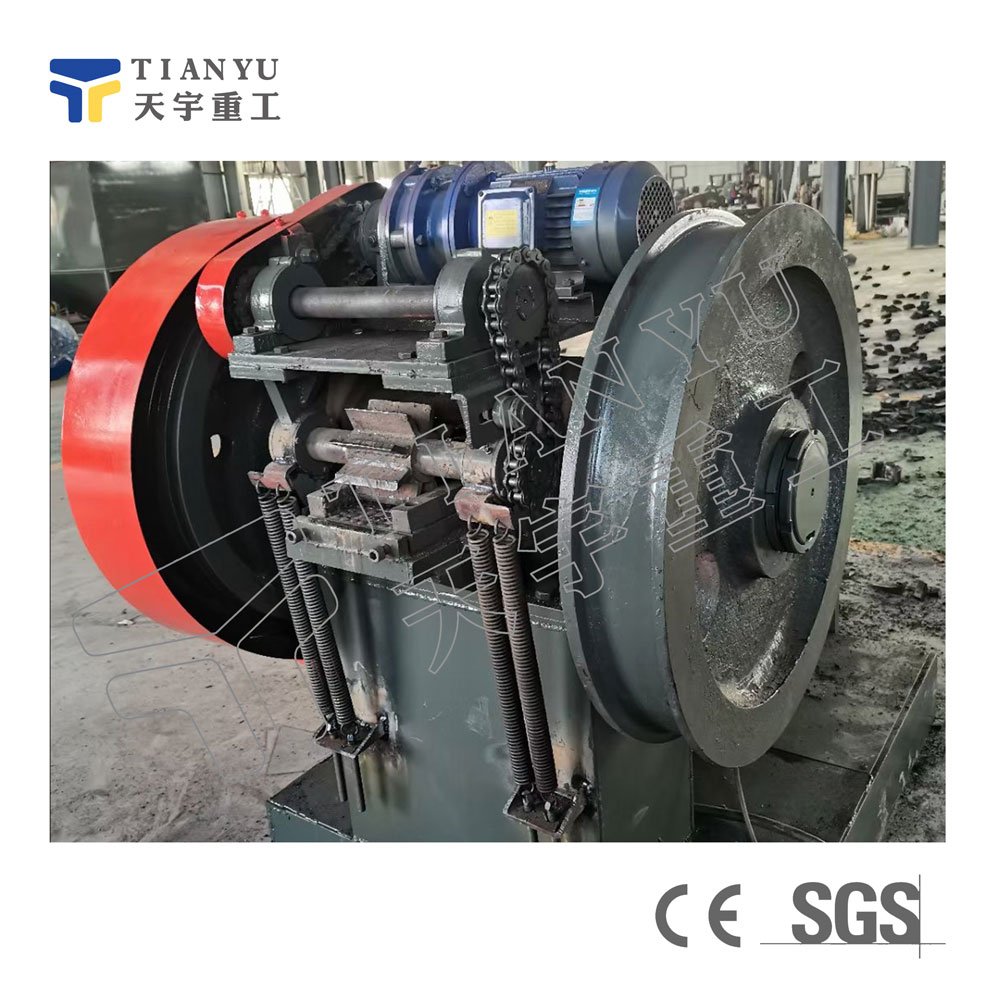 Electric vehicle Car Truck tires Cutting Production Line for Waste engineering tires