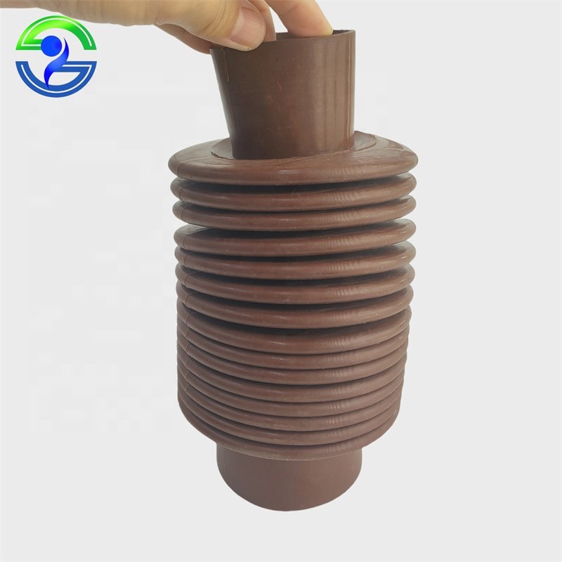 Factory Customized Elastic Circular Silicone Fabric Air Box,Top Quality Rubber Dust Cover