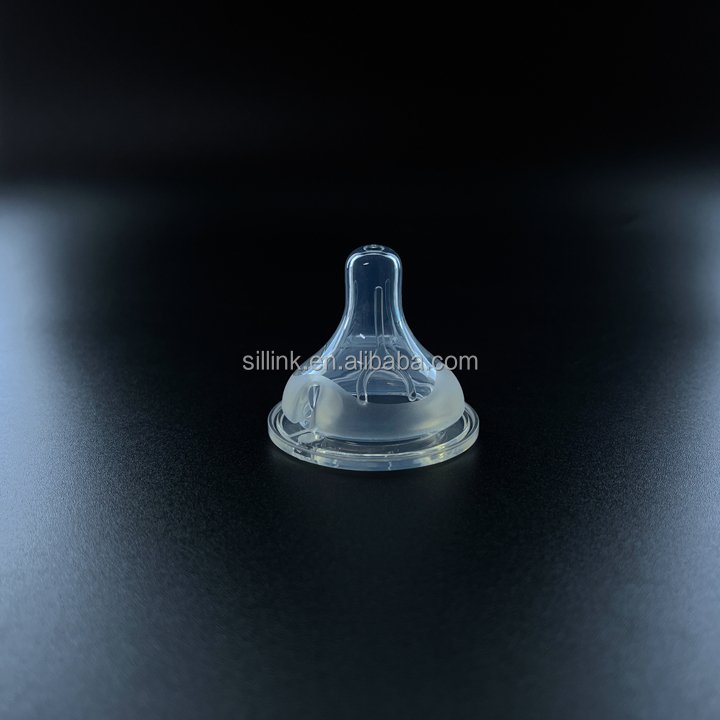 Food grade liquid silicone rubber Baby feeding product pacifier Wide neck nipple Mold customized Injection molding supplier