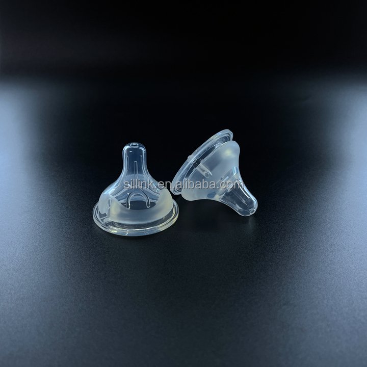 Food grade liquid silicone rubber Baby feeding product pacifier Wide neck nipple Mold customized Injection molding supplier