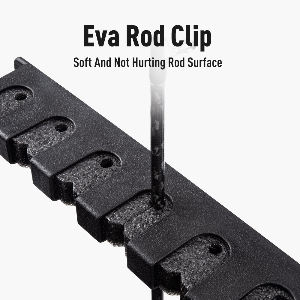 Kingdom Wall-Mounted Fishing Rod Holders High Quality Wholesale Fishing Rod Stand Vertical Fishing Rod Display Tools For Sale