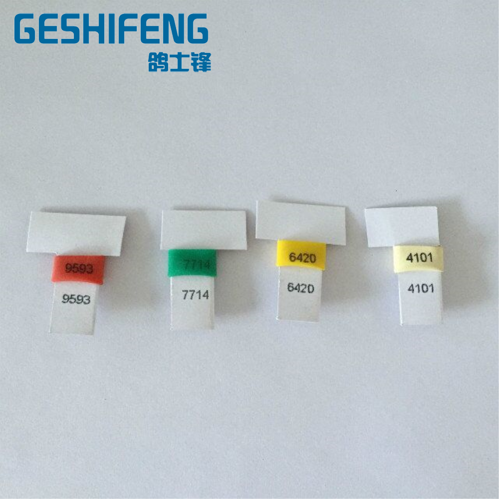 2022 Red Color Rubber Band With Serial Number IADV Pigeon Rubber Ring For Pigeons Bird //