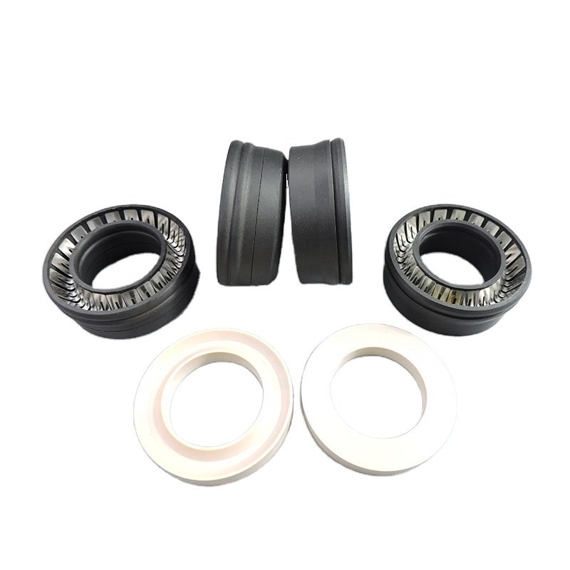 Plastic PTFE one or double layer spring Valve rod seals