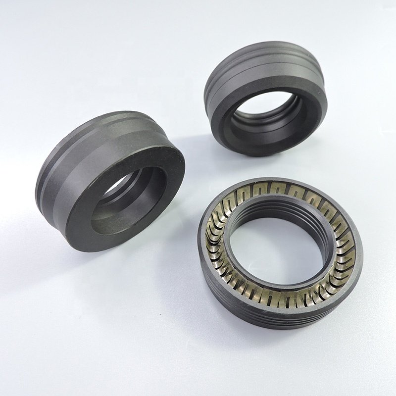Plastic PTFE one or double layer spring Valve rod seals