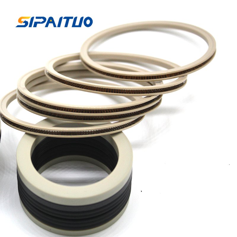 Plastic PTFE one or double layer spring Valve rod seals