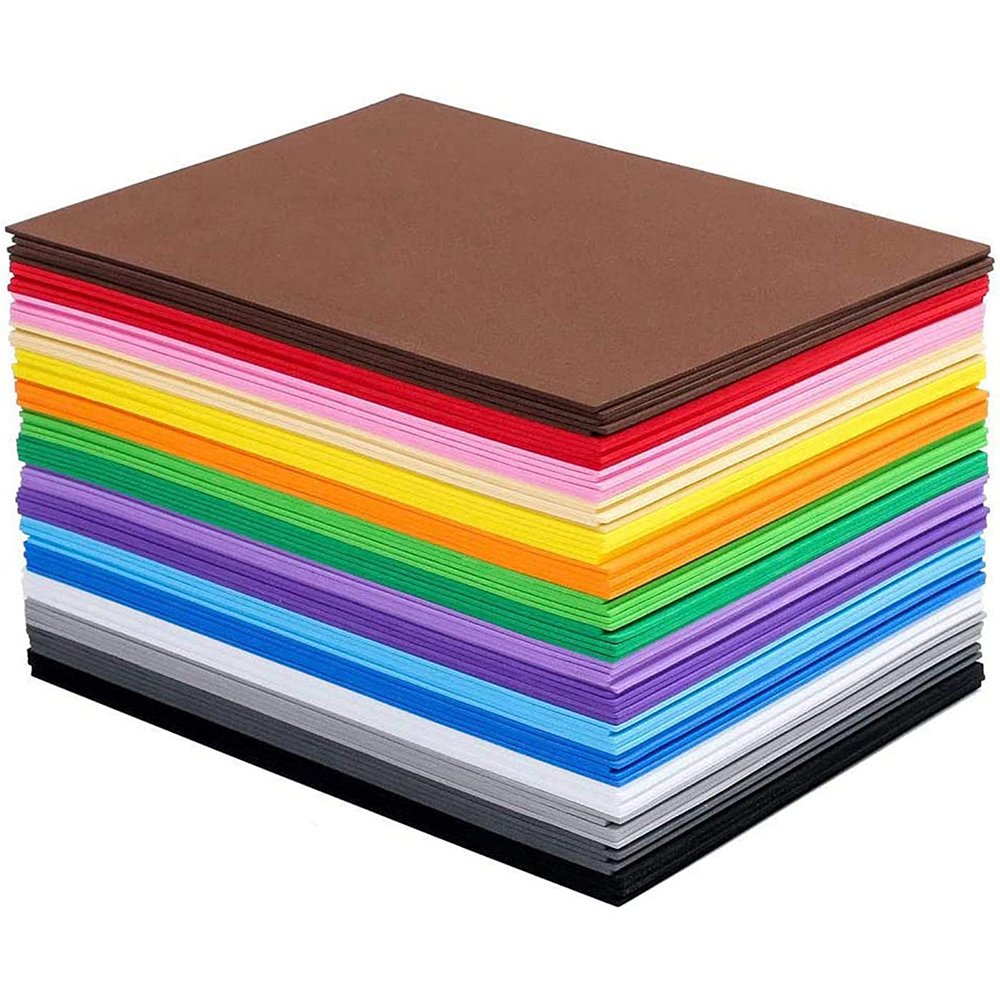 100% Manufacturer Anti-Slip EVA Foam Sheet Colorful Crafting Sponge Paper for Cosplay