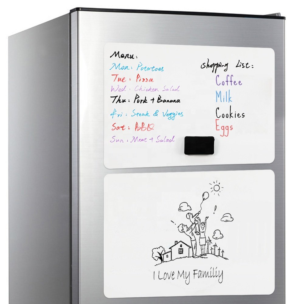 Flexible Refrigerator Whiteboard Set Magnetic White Board Sheet