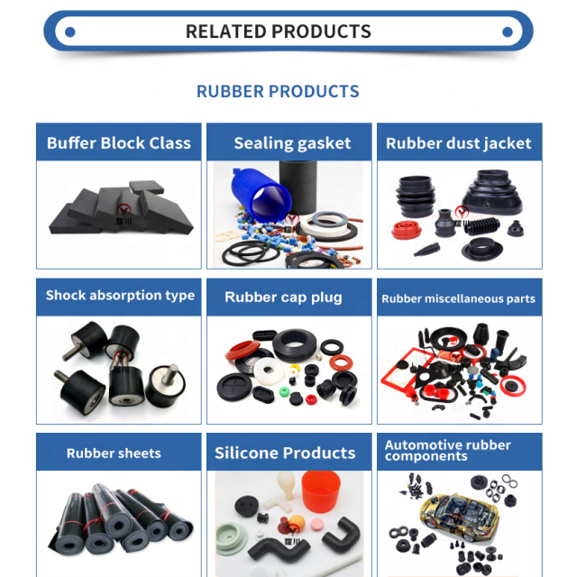 Factory Custom Rubber Parts Epdm Silicone Rubber Other Rubber Products