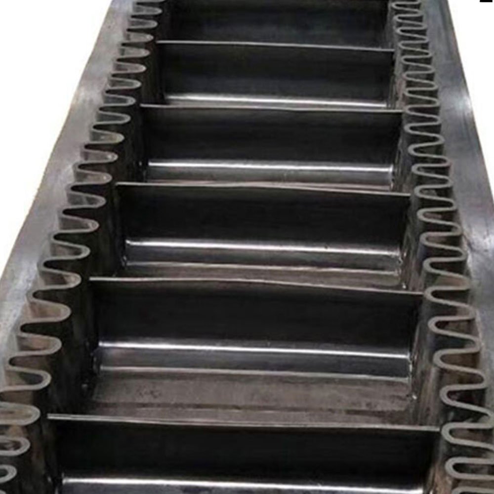 China Suppliers Large Angle Wear Resistant Sidewall Skirt Rubber Conveyor Belt
