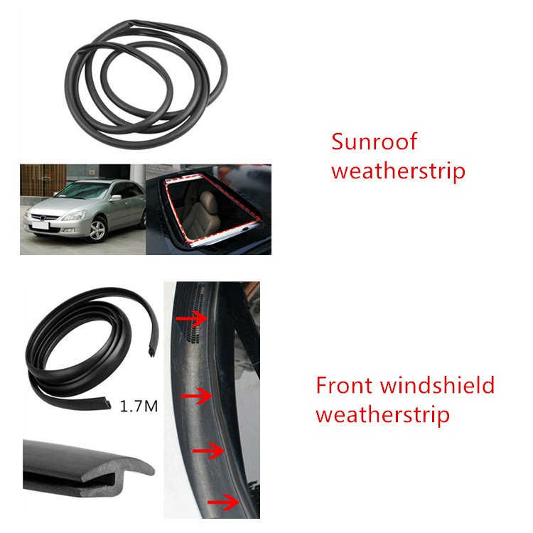 extrusion automotive windscreen rubber seal windshield weatherstrip for BMW VW AUDI TOYOTA BUICK CHEVROLET HONDA
