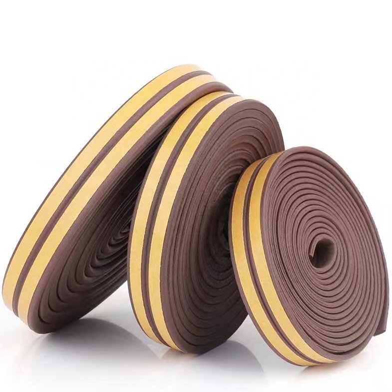 D-type door window sealing strip anti-collision soundproof seal strip foam rubber seal