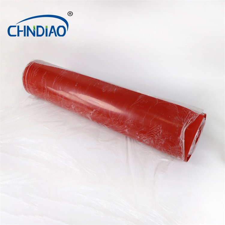 Shore 50 high temperature resistant 1.5mm 3mm red black vulcanized mat silicone rubber stamp roll sheet