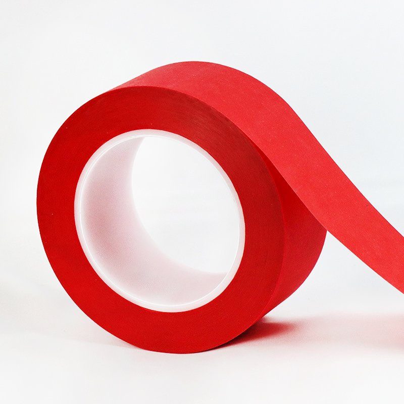 Pangda High Temperature Red Crepe Paper Painters Masking Automotive Adhesive Tape