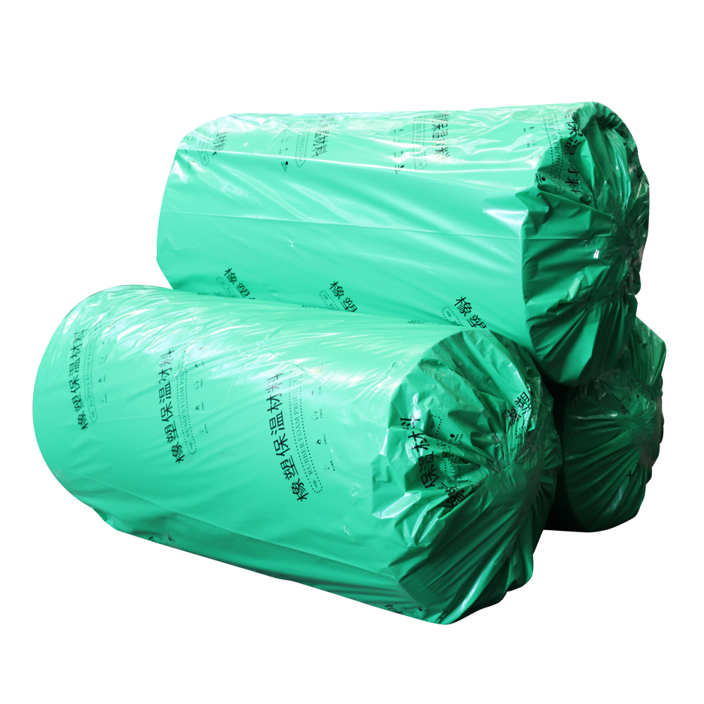 Black Color NBR/PVC Kraft Self-adhesive with Foil Facing Rubber Foam Roll Board Panel