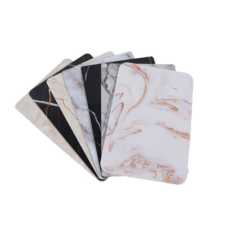 1220*2440 Sheet Imitated Marble Style pvc Sheet uv Laminated Plate Faux Stone Wall Panels 2440x 1220 mm