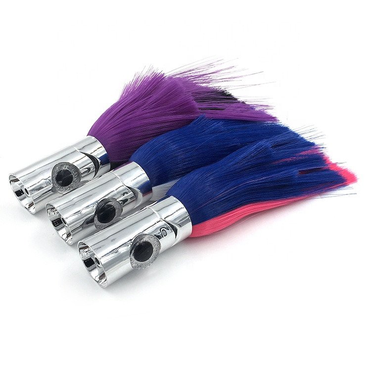 High quality 10.5inch Islander Salt Water Mirror Soft Lure Wholesale Trolling Lure Islander with Multiple Color Hair