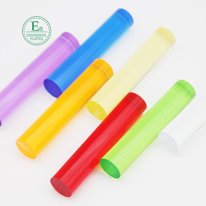 crystal board 18mm-150mm Colored Plastics Products Pmma Quality Round Cast Acrylic Sale Customized Clear Extruded Plastic Rod