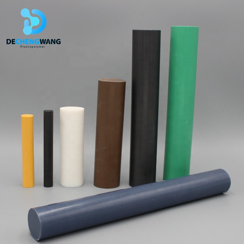 High performance engineering plastic black PEEK rod 3mm PEEK rod
