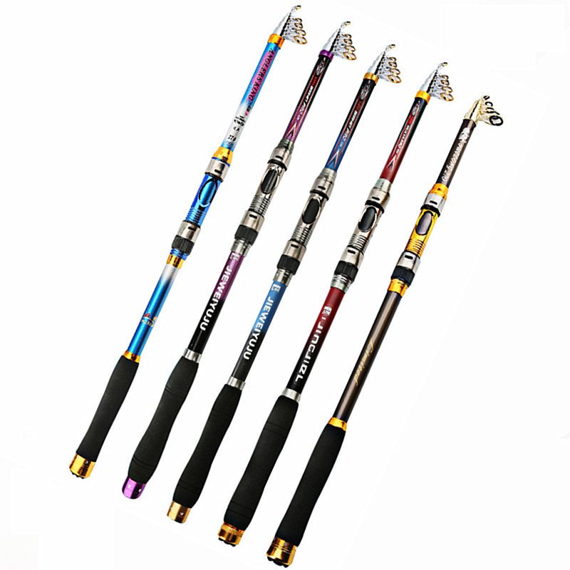 JETSHARK 2.1M 2.4M 2.7M 3.0M 3.6M Fiber-reinforced plastic (FRP) Rod rock fishing Sea Fishing rod Telescopic Fishing Rods