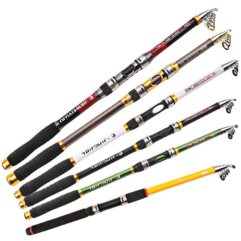 JETSHARK 2.1M 2.4M 2.7M 3.0M 3.6M Fiber-reinforced plastic (FRP) Rod rock fishing Sea Fishing rod Telescopic Fishing Rods