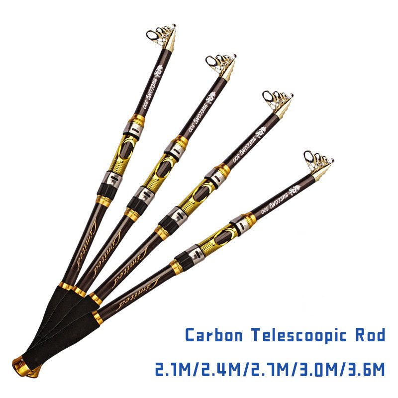 JETSHARK 2.1M 2.4M 2.7M 3.0M 3.6M Fiber-reinforced plastic (FRP) Rod rock fishing Sea Fishing rod Telescopic Fishing Rods
