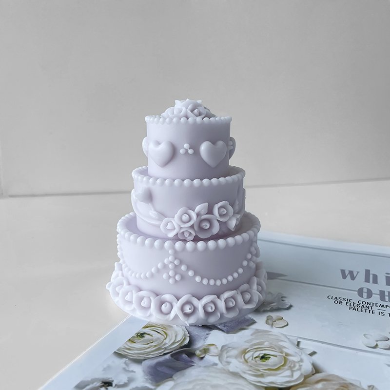 3D Large size decorating cake silicone mold mousse pastry dessert birthday cake candle molds
