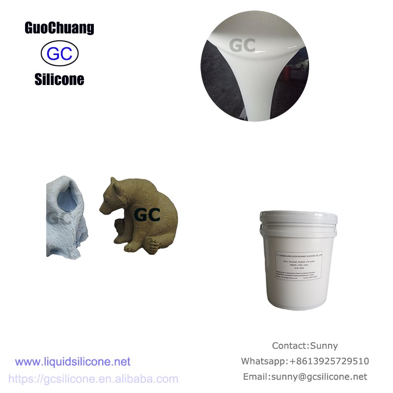 silicone rubber rtv liquid for sculpture stone cast products molds