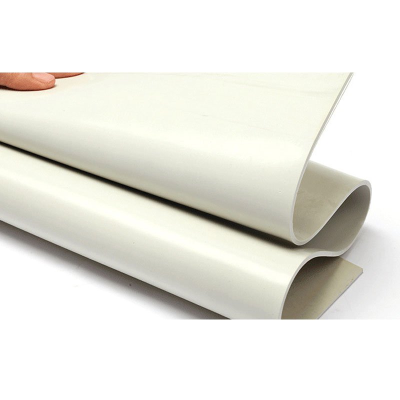 Laboratory bench mat wear-resistant floor neoprene rubber slipper sheet roll white latex laser rubber sheet
