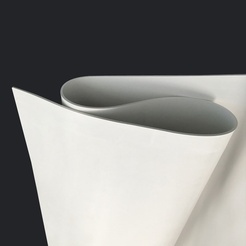 Laboratory bench mat wear-resistant floor neoprene rubber slipper sheet roll white latex laser rubber sheet