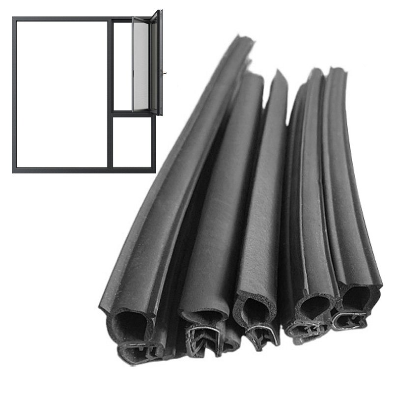 Factory Best Price Quality Automotive Rubber Seals Rubber Products Sealing Strip For Door Extrusion Strip Rubber Sealing Strip