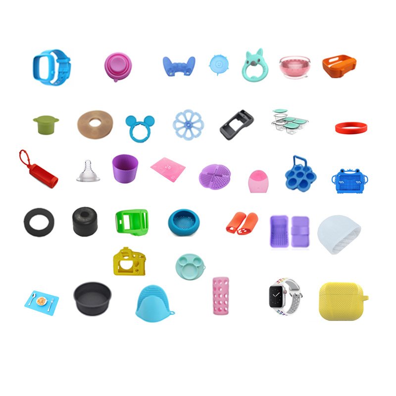 Environmentally friendly food, medical grade custom molded plastic, silicone rubber, and other products